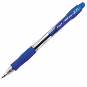 Caneta esferográfica super grip 0.7 azul Pilot