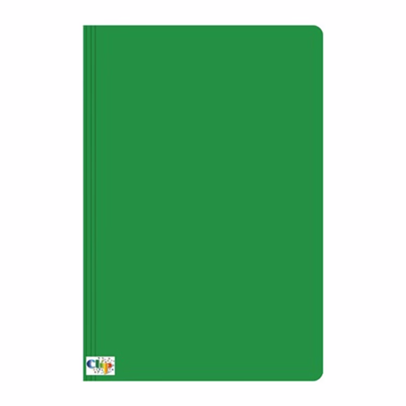 Pasta duplex com grampo ofício verde ClipColor