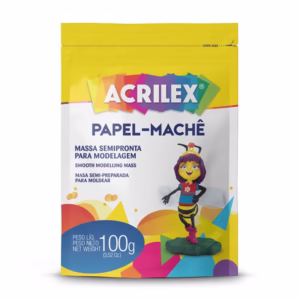 Papel maché com 100g Acrilex