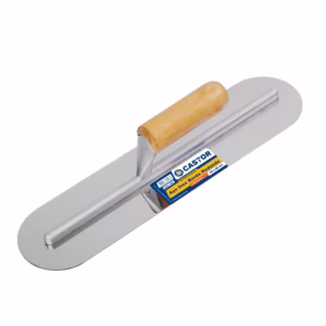 Desempenadeira aço inox 10x40cm Borda redonda - Castor