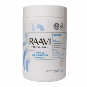 Creme De Massagem Corporal Drenagem Hidrata Neutro Raavi 1kg