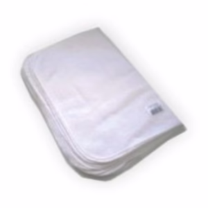 Flanela de algodão branca 28x38 Caebitex