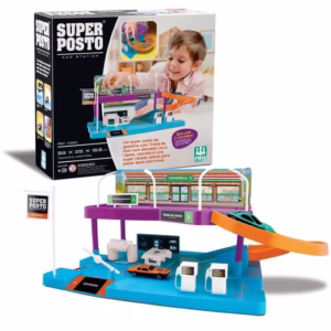 Super Posto De Gasolina Lava Rápido Troca De Óleo 0320 Nig Brinquedos