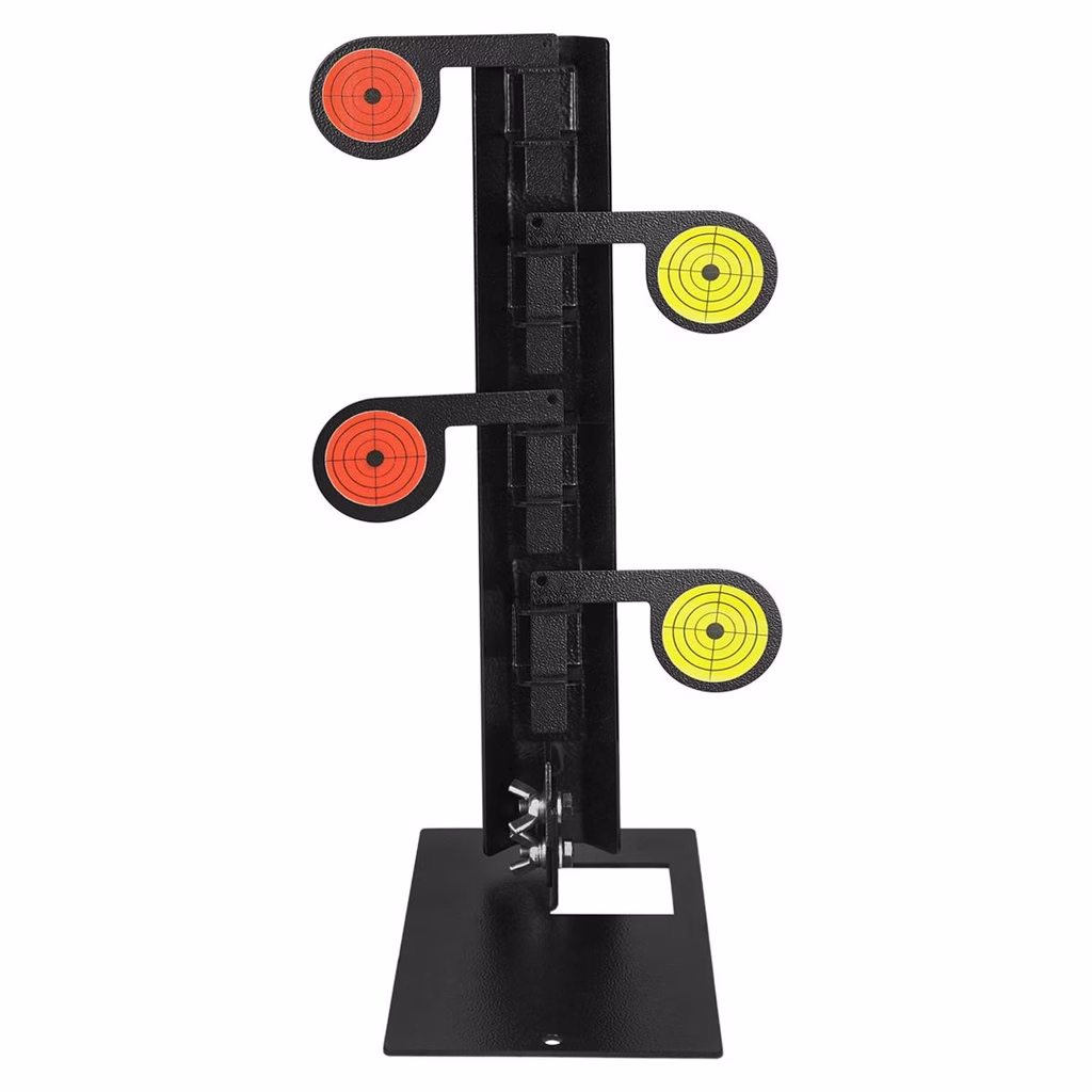 Alvo Full Metal 4 Pendulos Quickshot Aberto Rearmavel Arvore 3mm - Imagem 2