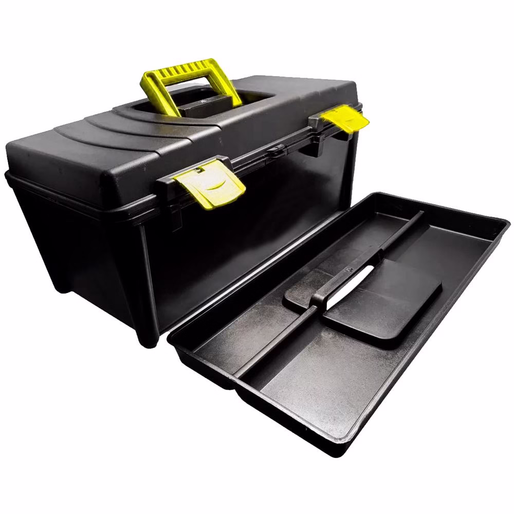 Caixa de Ferramentas 20 POL Bandeja e Tampa com 2 Divisórias EV4035 EVALD - Imagem 2