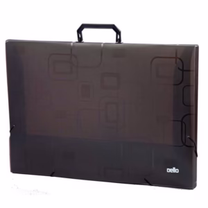 Maleta com alça Dellofine A3 fumê 2151.I Dello