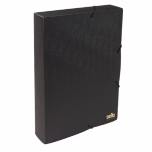 Pasta com aba elástico ofício lombo 40mm Executive preta 0269.P Dello