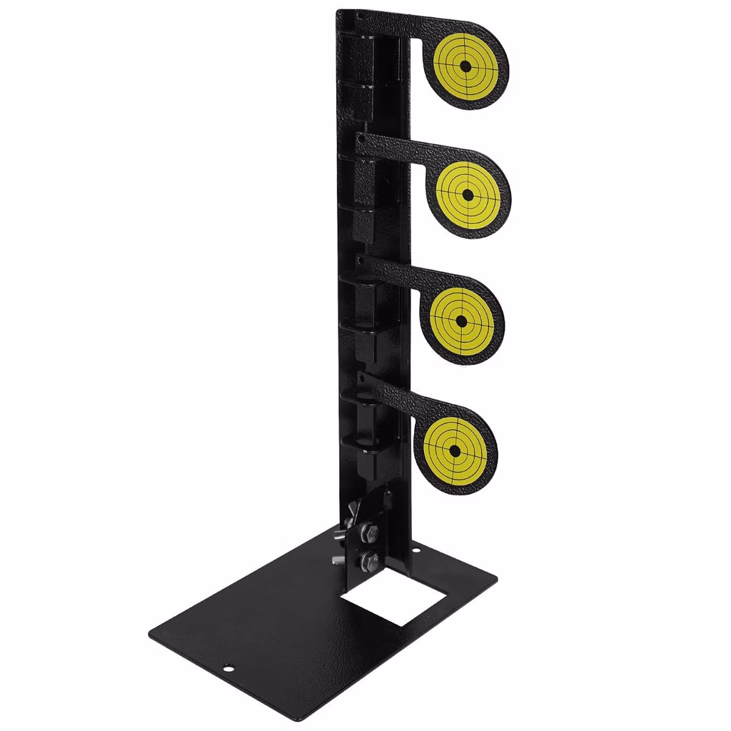 Alvo Full Metal 4 Pendulos Quickshot Aberto Rearmavel Arvore 3mm