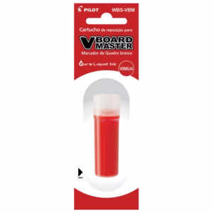 Refil de pincel p/quadro branco Vermelho Board Master Pilot