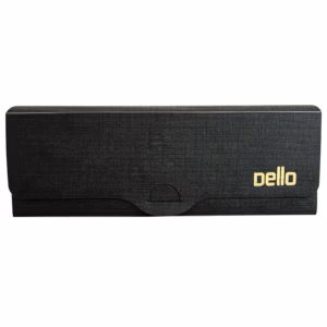 Estojo escolar plástico simples Executive Preto 8800.P Dello