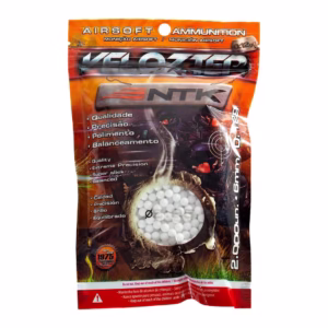 Munição Bbs Ntk Modelo Velozter 0.12g - Refil Com 2000un
