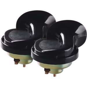 Par Buzina Elétrica Caracol Grave E Agudo 12v 2 Terminais