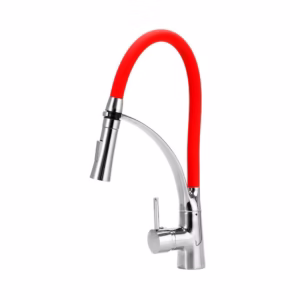 Torneira para cozinha Gourmet Misturador Monocomando Solimões Pingoo - Vermelho
