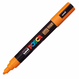 Caneta Posca PC-5M Laranja Uni-Ball