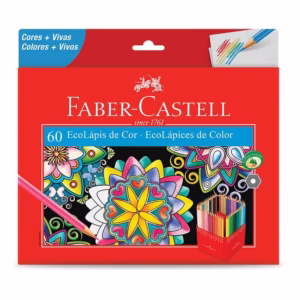 Lápis de cor 60 cores 120160G Faber-Castell