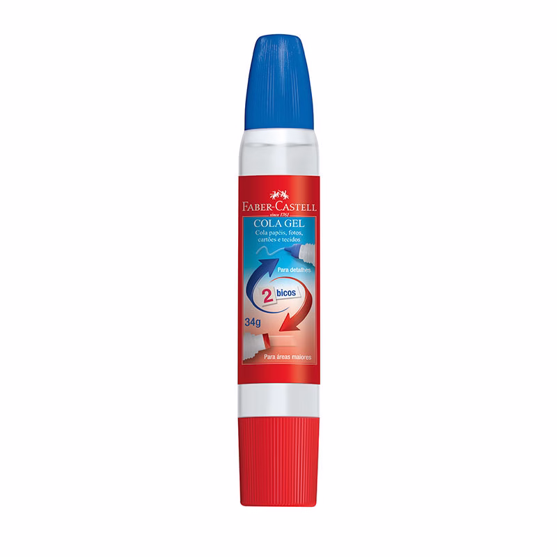 Cola gel com 2 bicos SM/8140GEL Faber-Castell