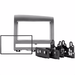 Moldura 2 Din Palio 2003 Até 2012  Siena Strada 2005 Até 2012 Expex Preto - EPX 074