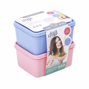 Kit com 2 Potes 500ml Hermético Caribe Dup