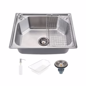 Cuba para cozinha gourmet pia aço inox com acessórios Guarani Pingoo