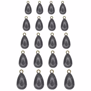 Kit Chumbada Pingo Com Argola 20pçs Pesca Praia Costão Mar