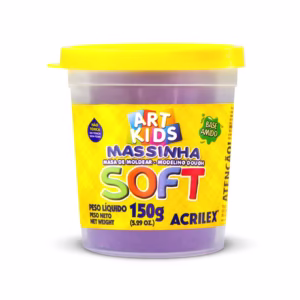 Massa de modelar Soft 150g Violeta 516 Acrilex