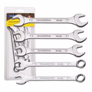 Kit Com 3 Chaves Fixas E 3 Chaves Combinadas Pratica Original Tramontina