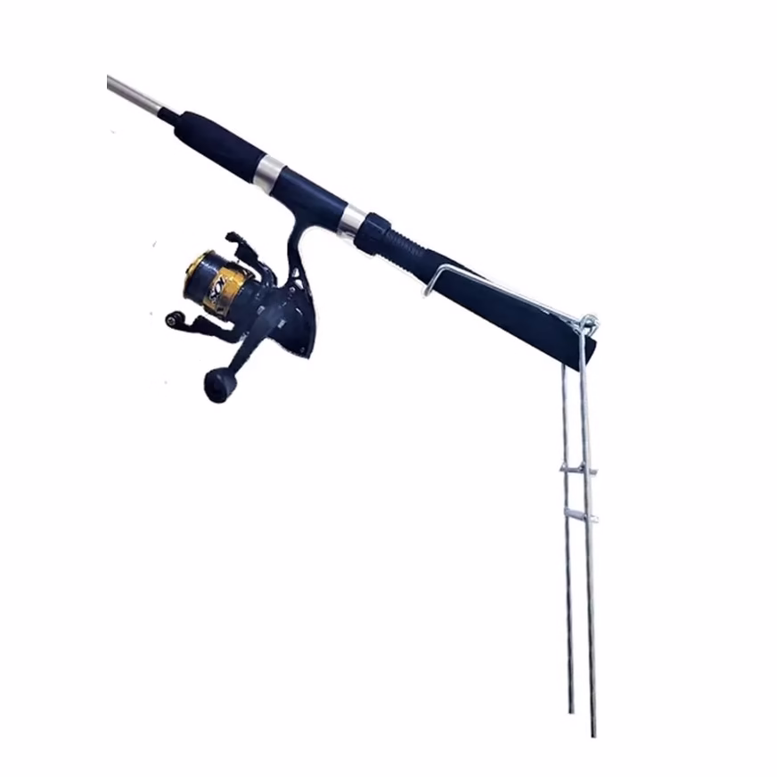 Suporte Para Vara De Pesca Dobrável De Aço Reforçado - Kit 5pçs - Imagem 2