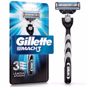 Aparelho de Barbear Gillette Mach3 + 1 Carga
