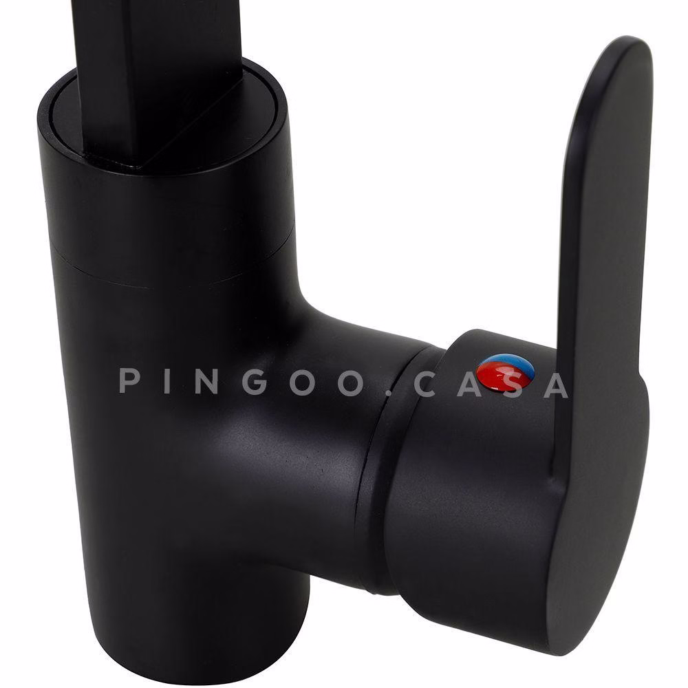 Torneira para cozinha gourmet Misturador Monocomando Tapajós Pingoo - Preto - Imagem 2