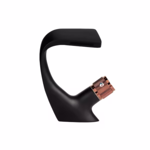 Torneira para banheiro cascata Misturador Monocomando Baixa Cairu Pingoo - Preto e rose