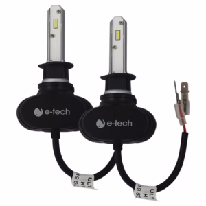 Kit Lampada Super Led H1 H11 H16 H27 H3 H7 H8 HB3 HB4 6000k Ultra Led 6000 Lúmens 12v 40w E-Tech IP68
