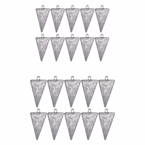 Kit Chumbada Pirâmide 20pçs Para Pesca Praia