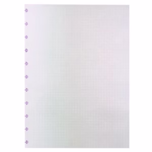 Bloco refil grande quadriculado linha branca 90g com 50 folhas CIRG4013 Caderno Inteligente