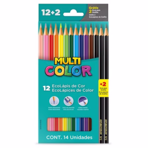 Lápis de cor 12 cores 11.1200N+2G Multicolor
