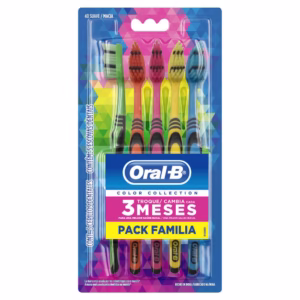 Escova Dental Oral-B Color Collection Pack com 5 Unidades