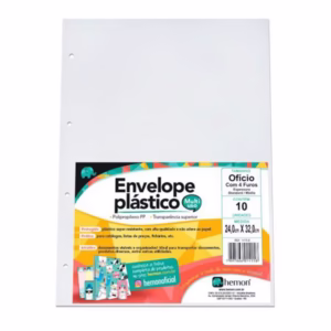 Envelope saco plástico ofício 1594 10 unid Chies