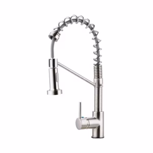 Torneira para cozinha Gourmet Misturador Monocomando Extensível em Aço inox Escovado Araguari Pingoo