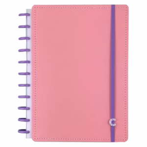 Caderno inteligente grande Rosê G+ CIGDP4004
