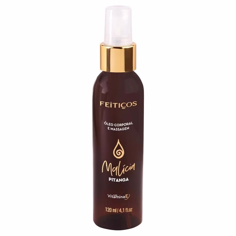 Óleo Corporal para Massagem em Spray Aroma Pitanga - Feitiços Aromáticos Malícia | 120 ml