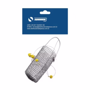 Chicotinho 4 Anzóis + Cestinho Cevador Para Lambari Cartela 1pç Summer