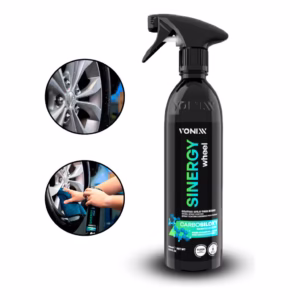 Sinergy Wheel Coating Spray 500ml Vonixx - Proteção de 6 Meses com Tecnologia Carbosiloxy Hidrofóbica e Resistente