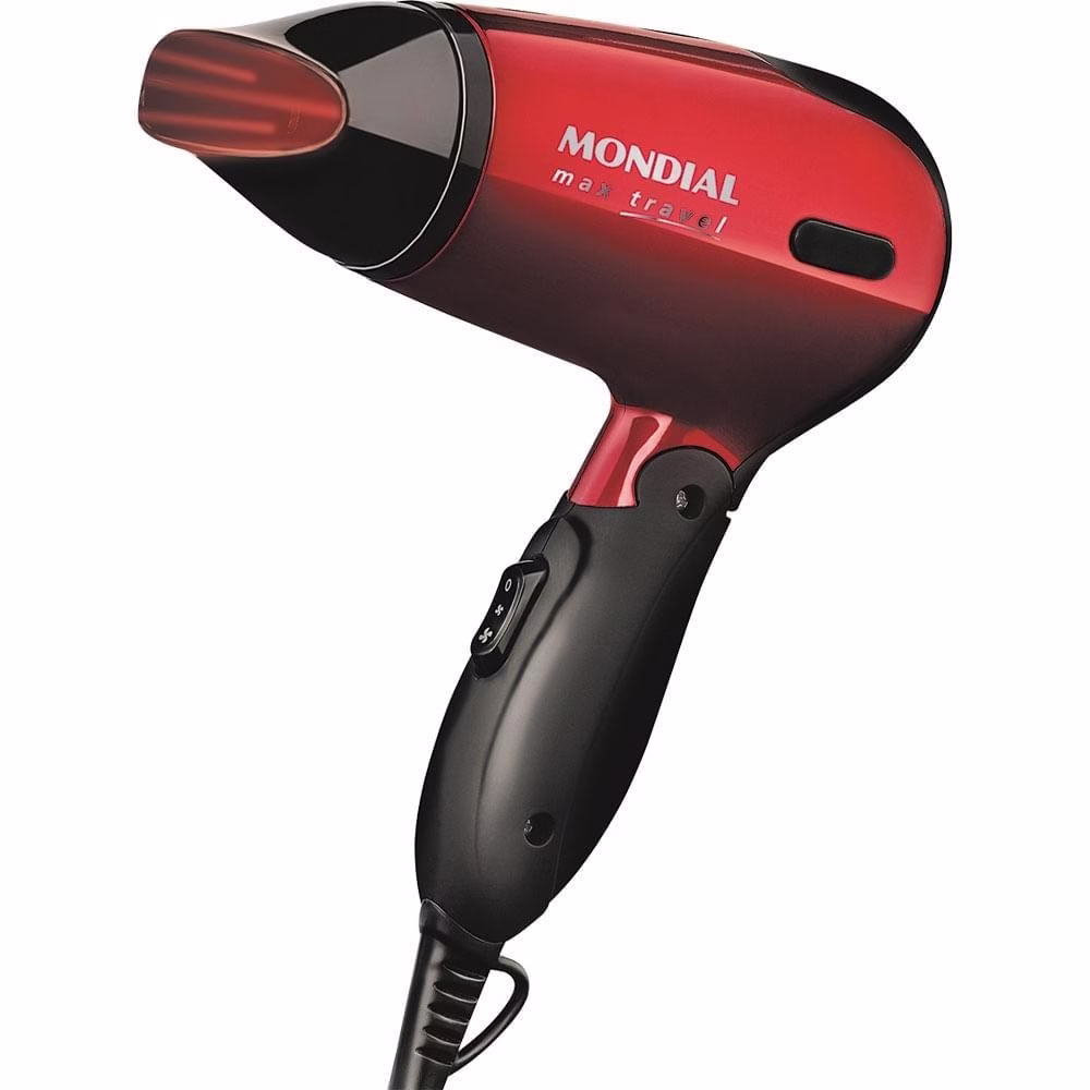Secador de Cabelo Portátil Mondial Max Travel SC10 Bivolt