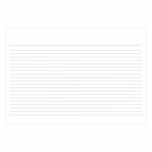 Ficha pautada 4x6 pacote com 100 folhas Tilibra