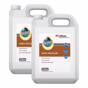 Kit 2 Cera Líquida Bravo Incolor Classic 5l