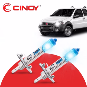 Par Lampada Super Branca H1 8500k Tipo Xenon 12v 55w Cinoy