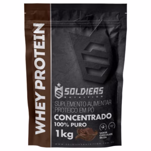 Kit: 5kg Whey Protein Concentrado Soldiers Nutrition Proteína Muscular