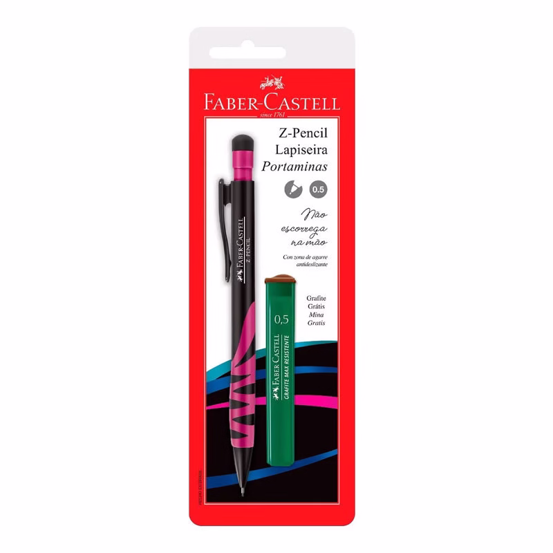 Lapiseira 0.5mm Z-Pencil SM/05ZPMIX com 1 unidade Faber-Castell