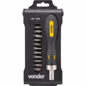 Jogo Bits Ponteiras 1/4 com 13 peças Cromo Vanádio Bp389