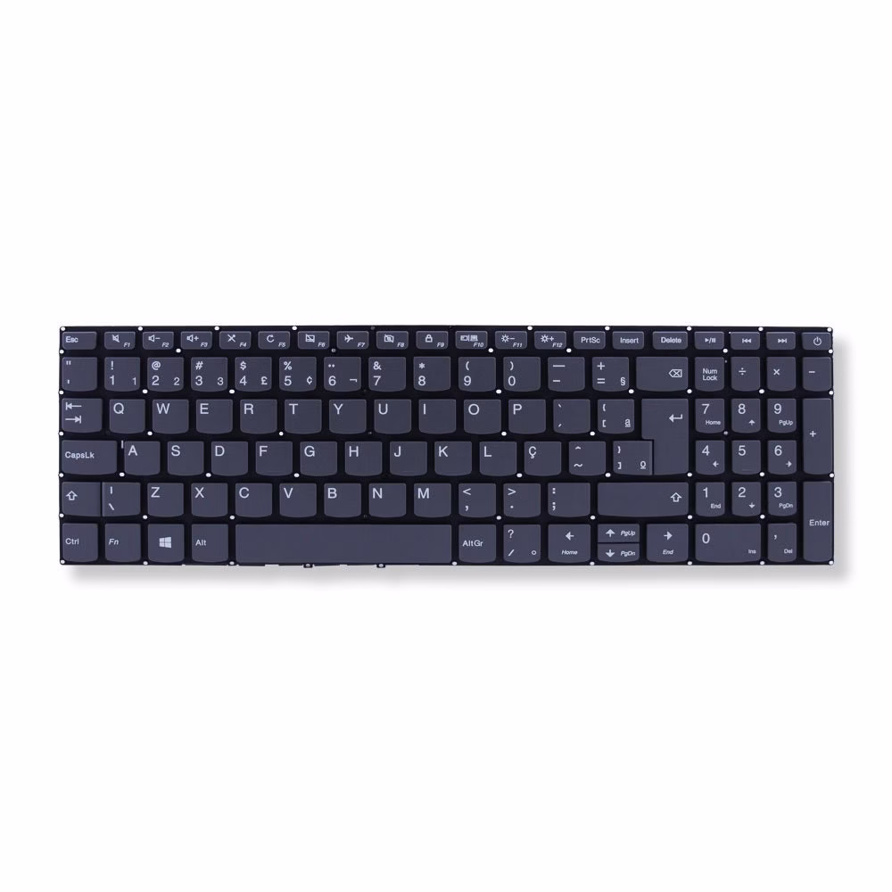Teclado para Notebook Lenovo Ideapad 320-15IAP | Grafite ABNT2