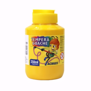 Tinta guache Amarelo Ouro 250ml 505 Acrilex